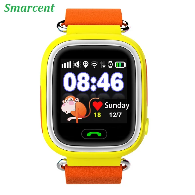 Goedkoop Originele kind Q90 Touchscreen WIFI Smart baby Horloge Locatie Finder apparaat GPS Tracker kind gps horloge telefoon voor Kids PK Q100