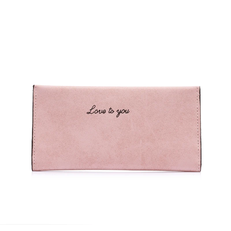 Женский кошелек LOVEVOOK, держатель для карт, Обложка для паспорта, зажим для денег, карман для монет - Цвет: Розовый