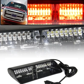 

Red 16 LED Strobe Lights High Intensity LED Emergency Hazard Warning ForCar SUV Truck Interior Windshield With Suction Cups