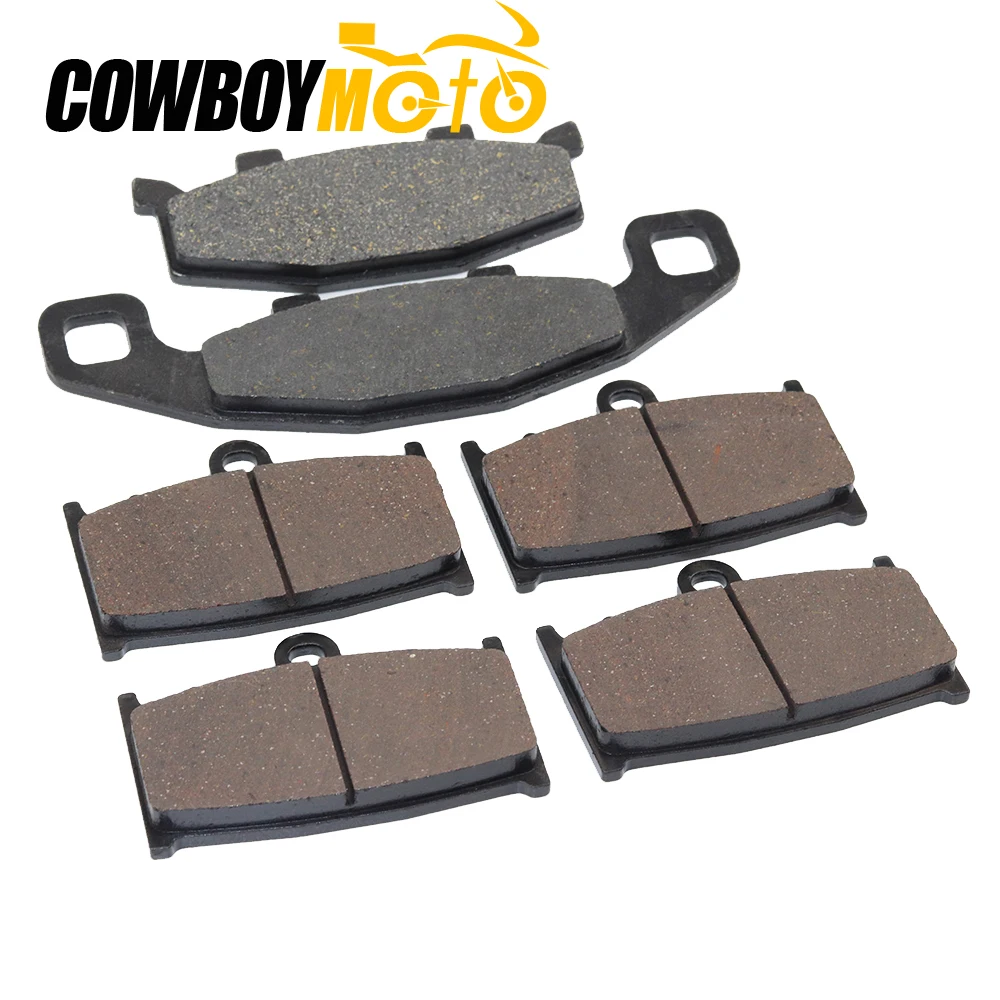 

Motorcycle Semi-Metallic Sintered Disc Front&Rear Brake Pads Brakepads For KAWASAKI ZZR400 ZZR 400 1990-1992 1991 ZR1100 ZR 1100