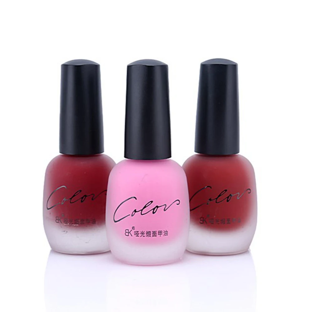 

Fashion Women Matte Long Lasting Nail Polish Wedding Party Nail Art DIY Varnish