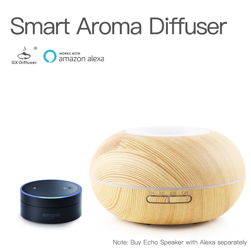 GX. Diffuser 300 мл таймер WIFI приложение Арома диффузор ароматерапия Amazon Alexa