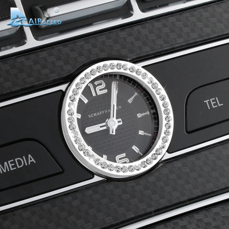 Airspeed для Mercedes Benz E Class W213 E200L E300L автомобильная центральная консоль часы Алмазное