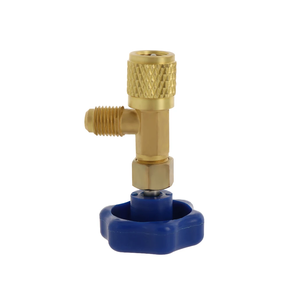 

1PC Useful Freon Added 1/4 SAE Auto AC Can Tap Valve Bottle Opener For R22 R341a R410A Gas Refrigerant Air Conditioning