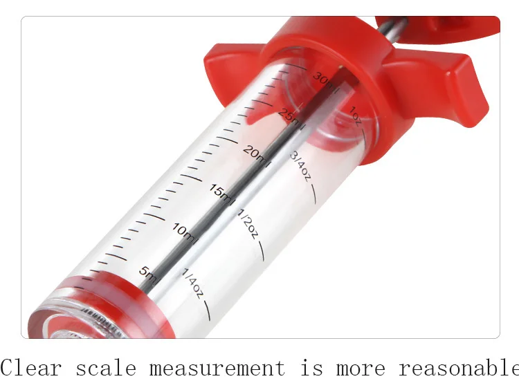Шприцы из нержавеющей стали для мяса курица и стейк красное вино приправа шприцы кухонные инструменты принадлежности для барбекю
