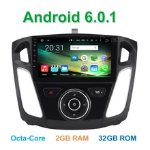 9″ eight Core Android 6.0 Car DVD Multimedia Player Radio GPS for Ford Focus 3 2011 2012 2013 2014 2015 2016 2017 BT Wifi 2G RAM