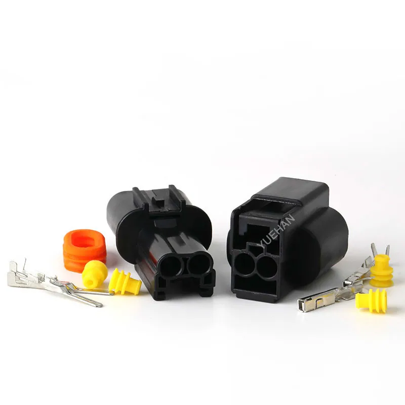 

5 Set 2 Pin PB625-02027 Female Male ABS Sensor Fog Lamp Kum Auto Automotive Wiring Harness Connector For Mitsubishi Souast
