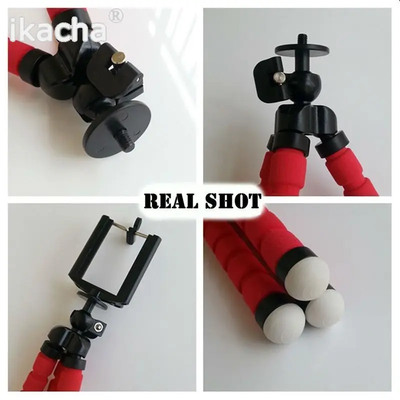 Mini Flexible Sponge Octopus Tripod for iPhone Samsung Xiaomi (2)