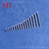 1 Pcs M3 À Tête Plate En Acier Inoxydable 304 Machine Vis À Tête Fraisée Boulon Fixation Allen Clé Tête à six pans creux à tête fraisée 16 Types ► Photo 2/3