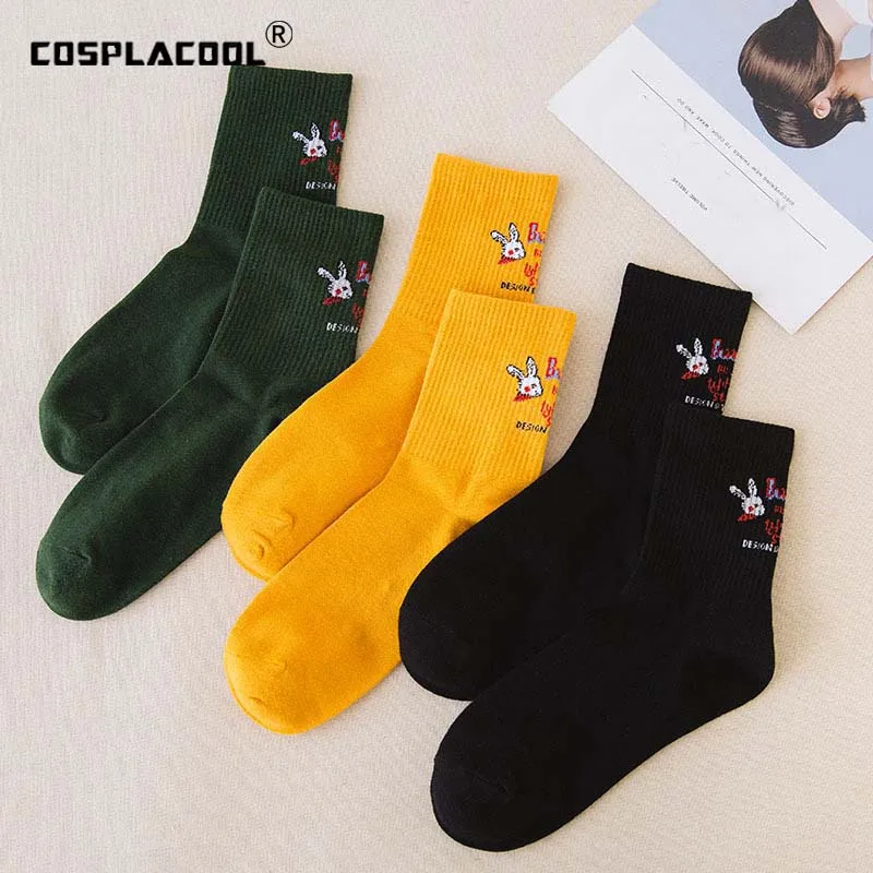 

[COSPLACOOL]Harajuku Street New Funny Socks Women Cartoon Cotton Skarpetki Socks Hip Hop Calcetines Hombre Art Japanese Sokken