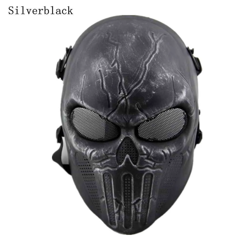 tactical skull face mask military Field scary horror skull mask ear protection shall live field mask for hunting paintball (6)