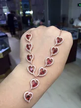  The same brand is designed for the 925 Silver Garnet Necklace. The customers are interested in the technology. 