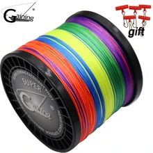 16 Strands Intrecciato la Linea di Pesca 1500m Super Strong Giapponese Multifilament PE Treccia Linea Linea di 59LB 77LB 94LB 127LB 136LB 220LB 308LB(China)