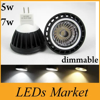 

LED Spotlight MR16 GU10 5W 7W 110V 240V +12V Cool Warm white LED Light Spot Light Bulb 450LM CRI 85 60Angle CE UL