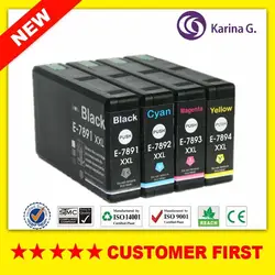 1 компл. совместимый для T7891 T7892 T7893 T7894 используется для Epson WorkForce Pro WF-4630DWF WF-4640DTWF WF-5110DW WF-5190 WF-5620DWF