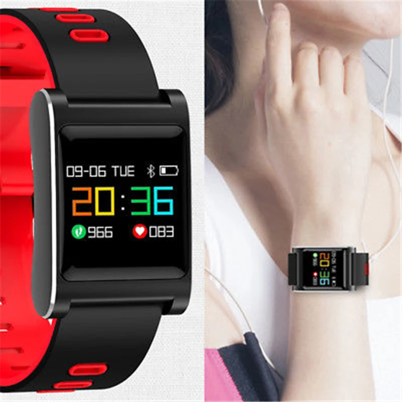 

K88 Plus Smart Bracelet Heart Rate Blood Pressure Pedometer Monitor Call Message Reminder Smart Watch for Android iOS System