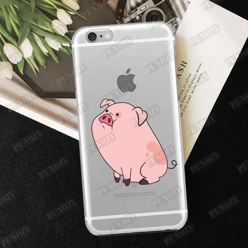 Милый чехол для телефона с рисунком из мультфильма Гравити Фолз Waddles the Pig Для iphone 11 pro X XR XS MAX 6 6S 8 7 Plus 5 5S SE 4 4S силиконовый чехол из ТПУ - Цвет: TPU  A289