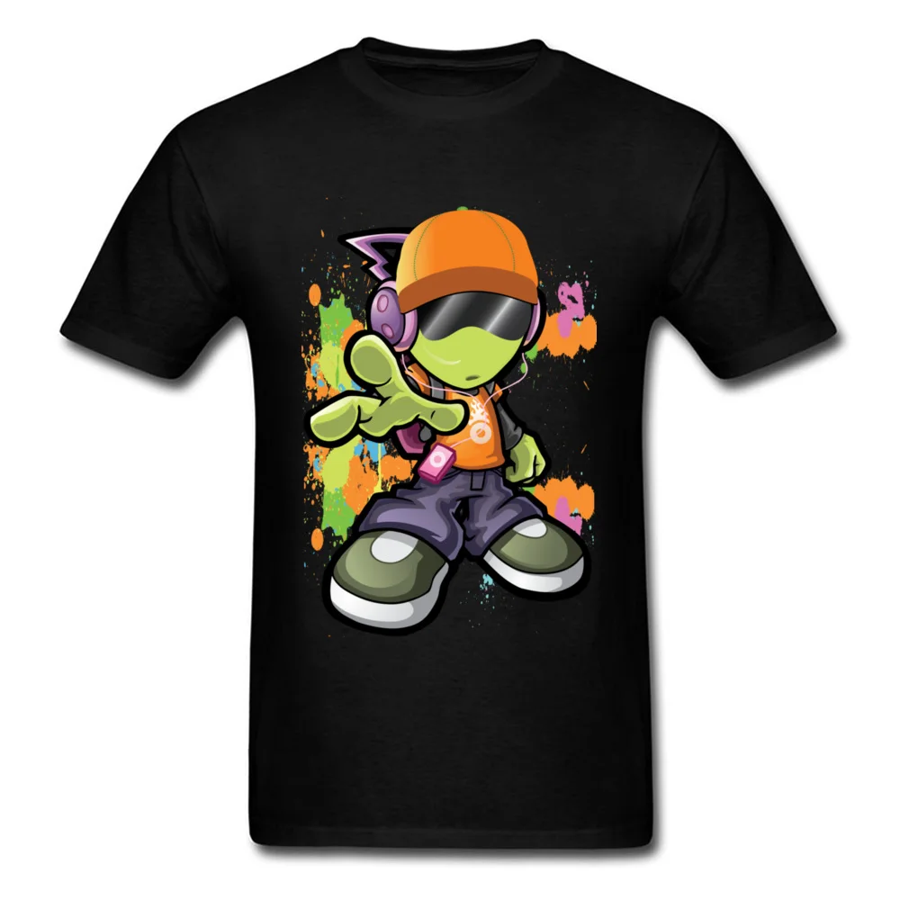 Dope Alien Plain Short Sleeve Printed On T Shirts 100% Cotton Fabric Crewneck Men's Tops Tees Normal Tee Shirts April FOOL DAY Dope Alien black