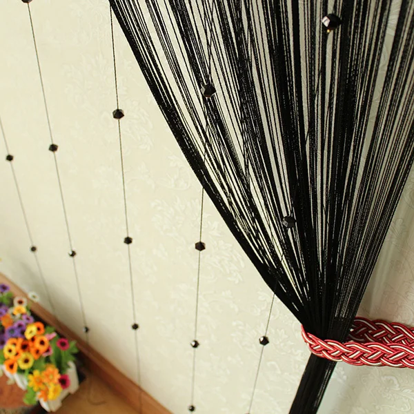

Beaded String Line Curtain Window Door Panel Room Divider Curtain