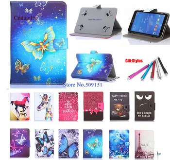

Universal Cover for Google Nexus 7 2nd 2013/1st 2012 7 Inch Tablet PU Leather Stand Case NO CAMERA HOLE Free Pen