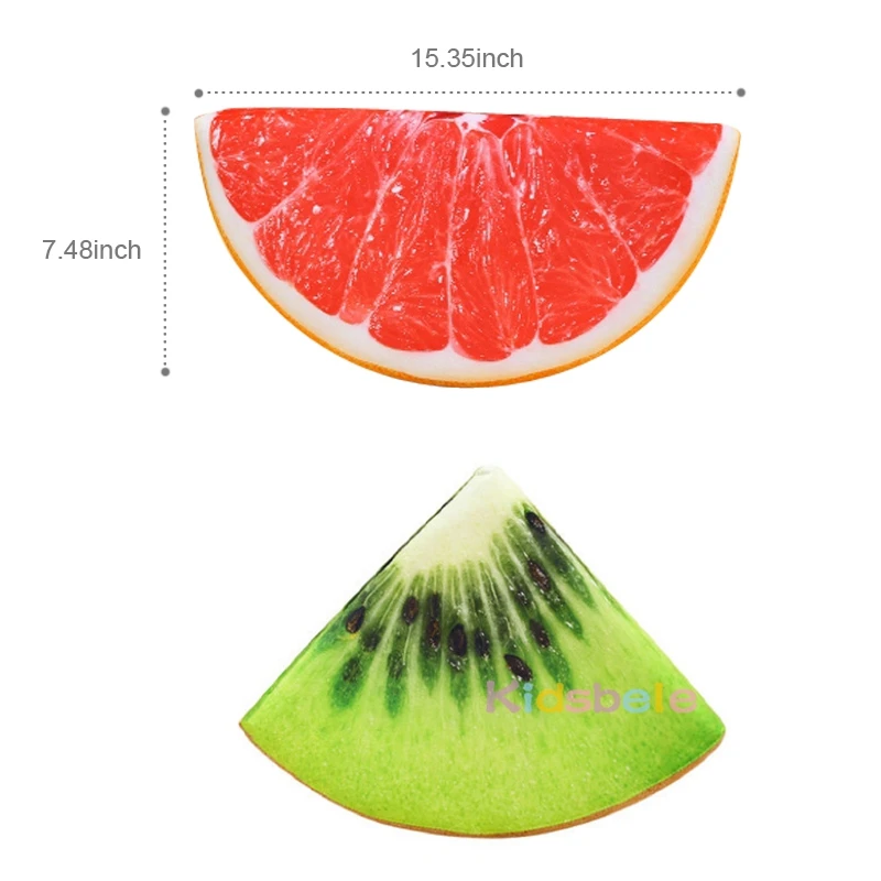 Плюшевые игрушки арбуз/Апельсин/Киви/грейпфрут настоящая жизнь плюшевые игрушки вечерние подарки украшения для детских игрушек для мальчиков и девочек