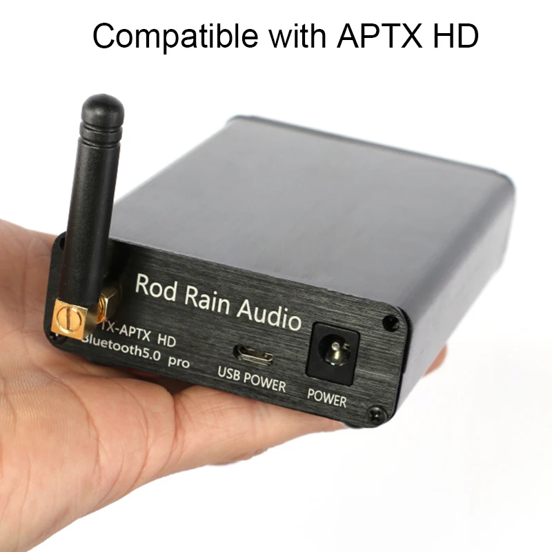 CSR8675 Bluetooth приемник 5,0 декодирование аудио Плата APTX HD 24 бит беспроводной аудио модуль PCM5102 ies ЦАП с антенной