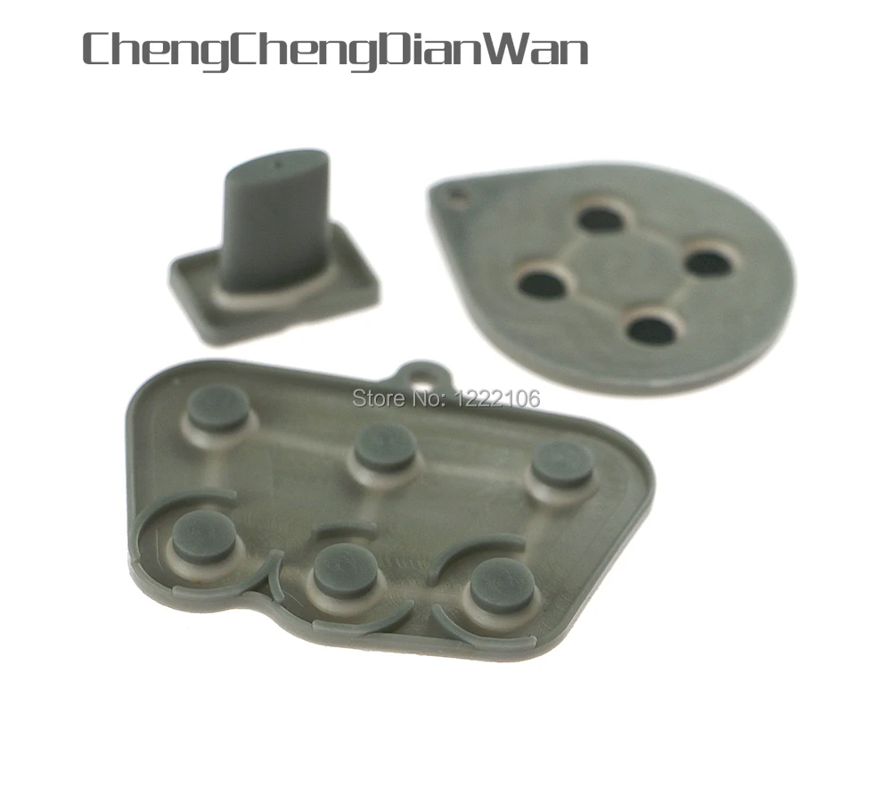 

ChengChengDianWan Repair parts for Sega Saturn SS Controller Silicone Conductive Rubber Pad Button Key Pads Button 10sets/lot