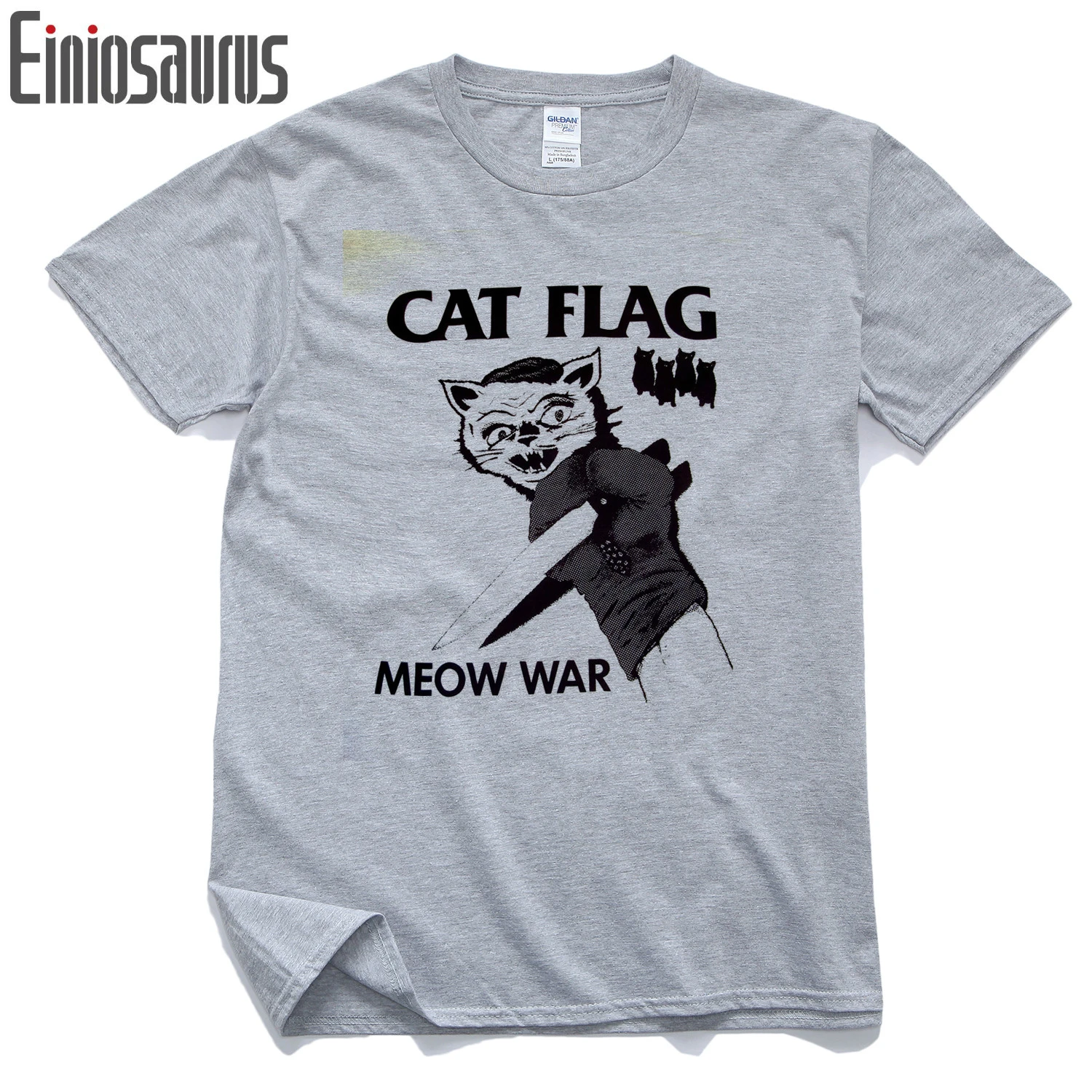 black flag cat shirt
