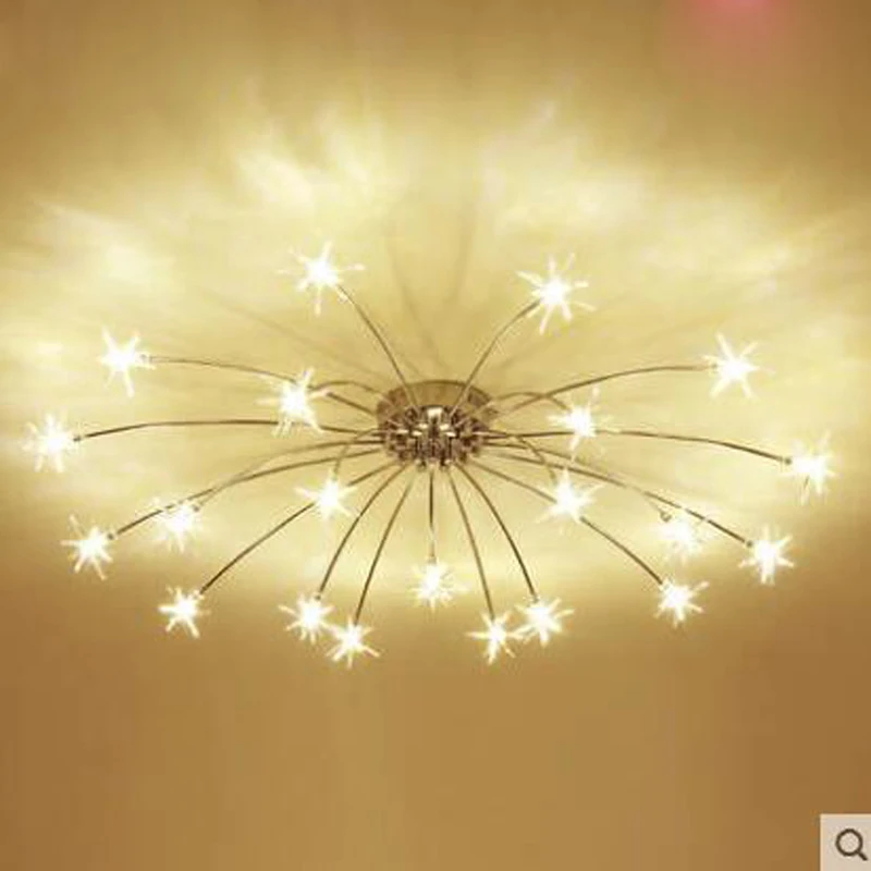 

Modern minimalist LED living room ceiling lamp atmosphere warm children's bedroom bedroom personality lamp creative star light