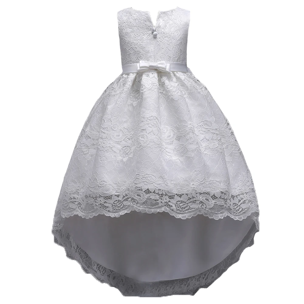 Elegant Kid Girls Lace Party Wear First Holy Communion Dresses For