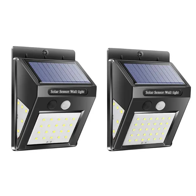 

1/4pcs 30/40 LED Solar Power Lamp PIR Motion Sensor Wall Light Outdoor Waterproof Energy Saving Street Garden Yard Security Lamp