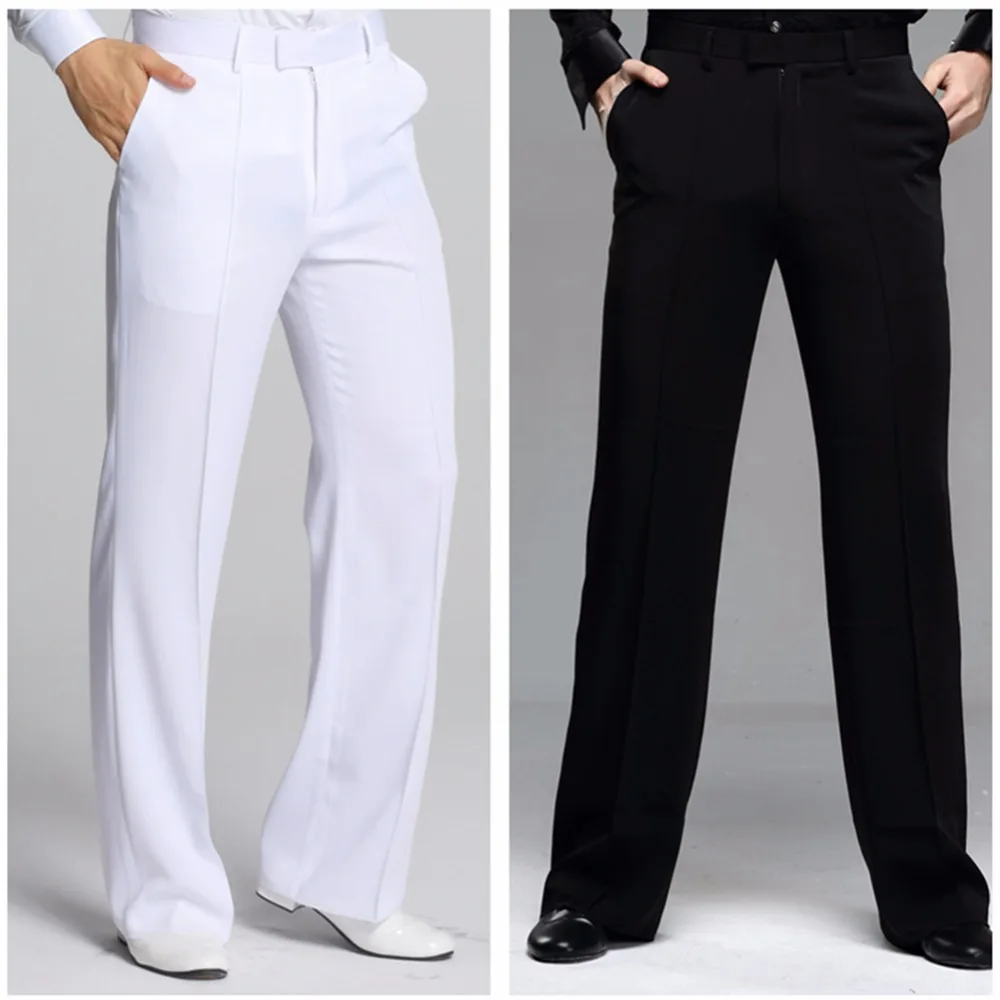 Мужские штаны для латинских танцев, высокое качество, 2 цвета, штаны для Чача Румба, профессиональные мужские штаны для бальных танцев 7027