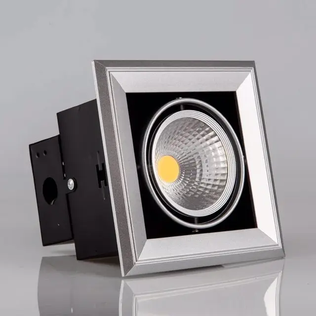 

COB LED Downlights 10W 15w Surface Mounted dimmable LED Ceiling Lamps Spot Light square Rotation LED Downlights AC85-265V