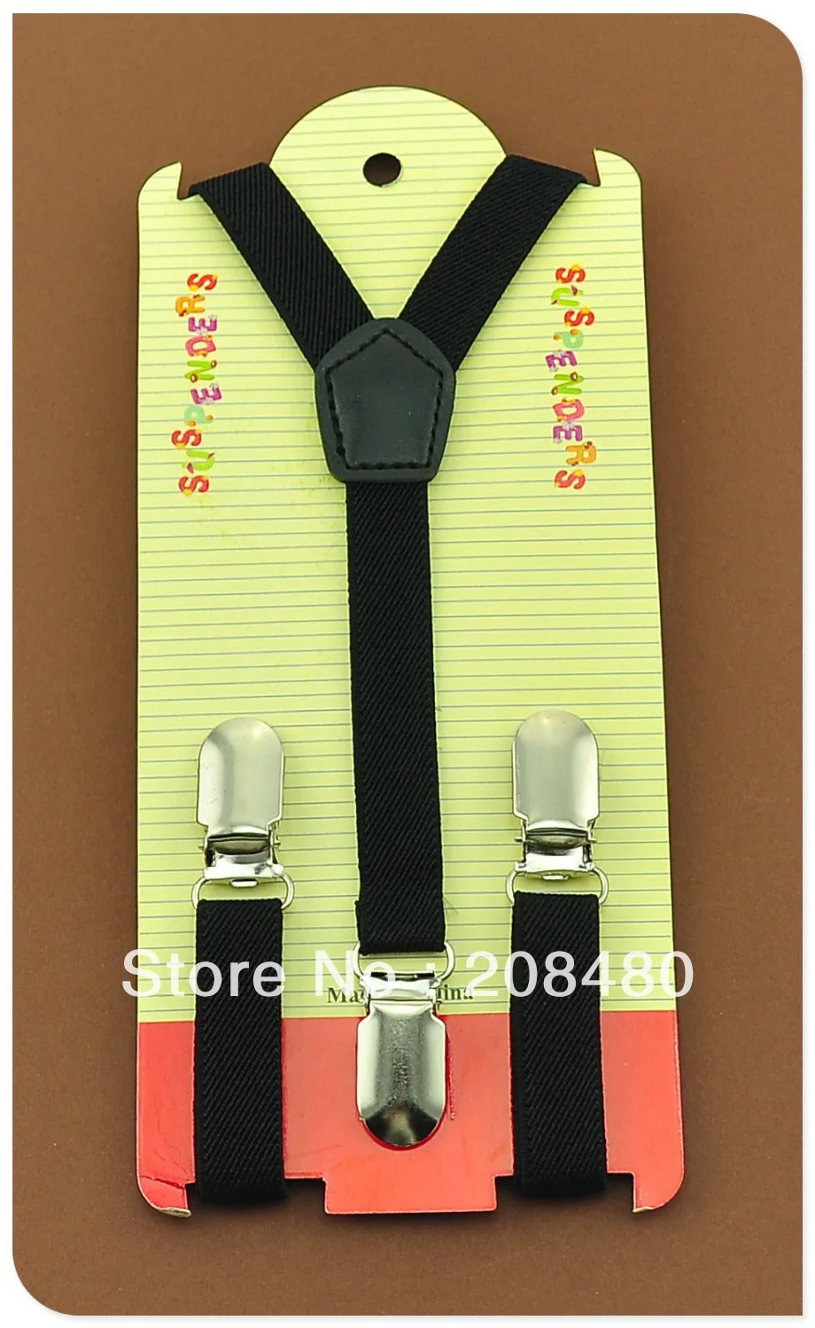 FreeShipping15x65cmBlackKidsSuspendersChildrenBoysGirls