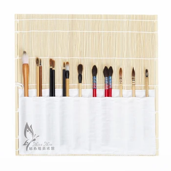 

Japanese Cherry Incense Brush Roll Bamboo White Color Black Red Bamboo Brush Curtain Brush Calligraphy And Painting Supplies Sta