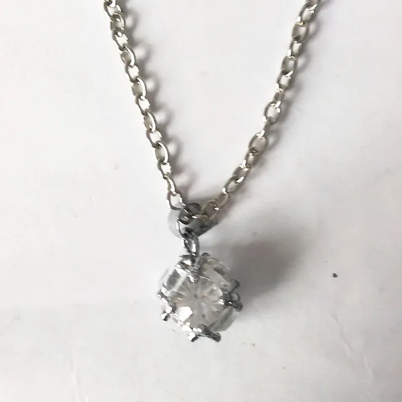 New Arrival Bright Silver Crystal Ball Necklace Fashion Necklaces