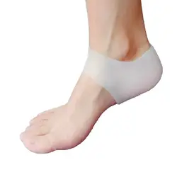 1 поддержка лодыжки пятки мягкий силиконовый увлажняющий гель Полустелька против скольжения обслуживание треснутый уход за кожей ног