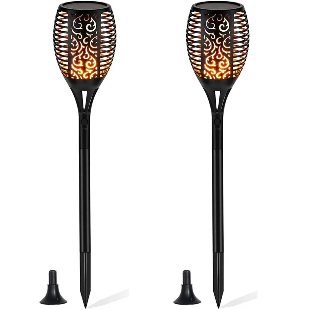 

2pcs Solar Light, Waterproof Soft Light Flashing Outdoor Landscape Decorative Lighting Automatic On/Off Security