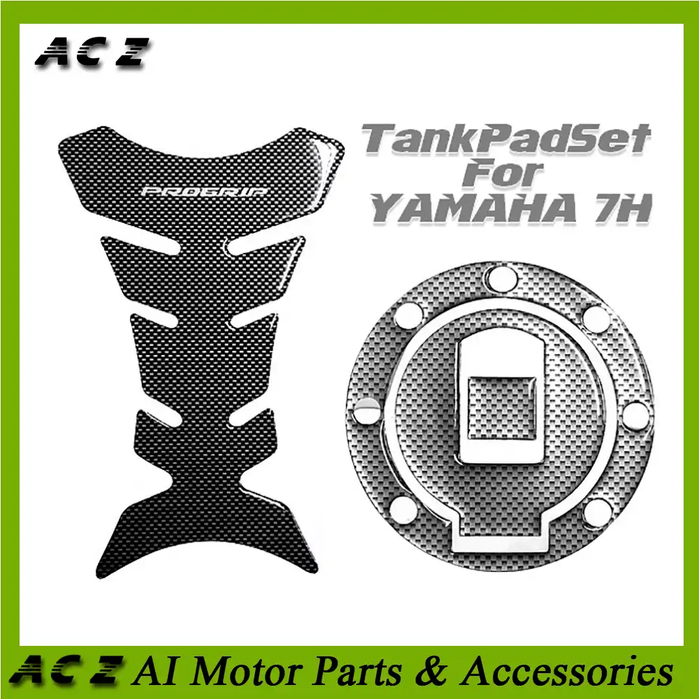 Motorcycle 3D Carbon-look Motorcycle Fuel Gas Oil Cap Tank Pad Tankpad Protector Sticker for Yamaha YZF-R6 R6 1999-2000