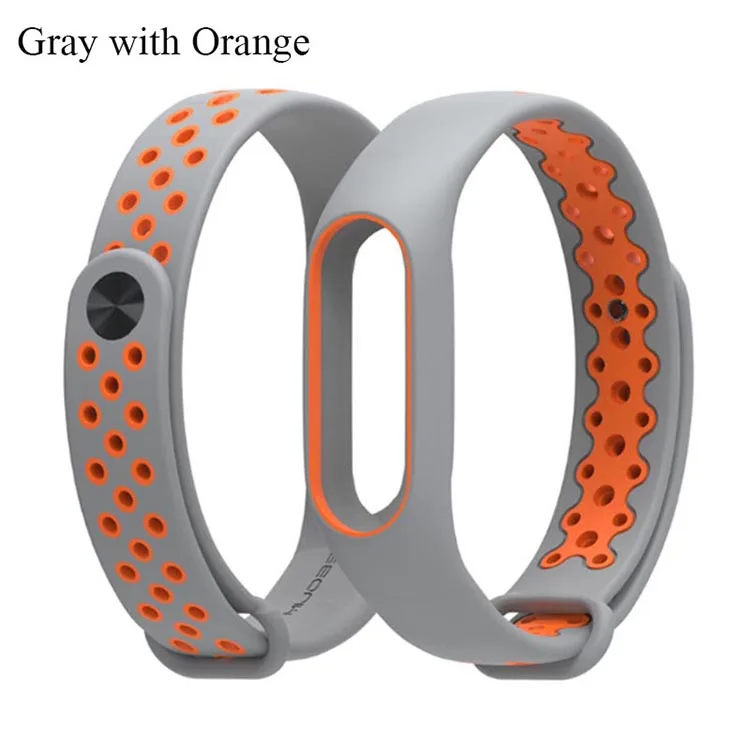 Gray with orange