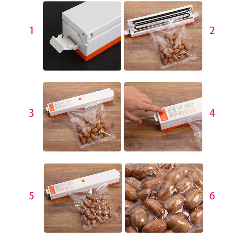 Электрический бытовой пищевой вакуумный упаковщик автоматическая машина свежая еда Keep-EU PLUG