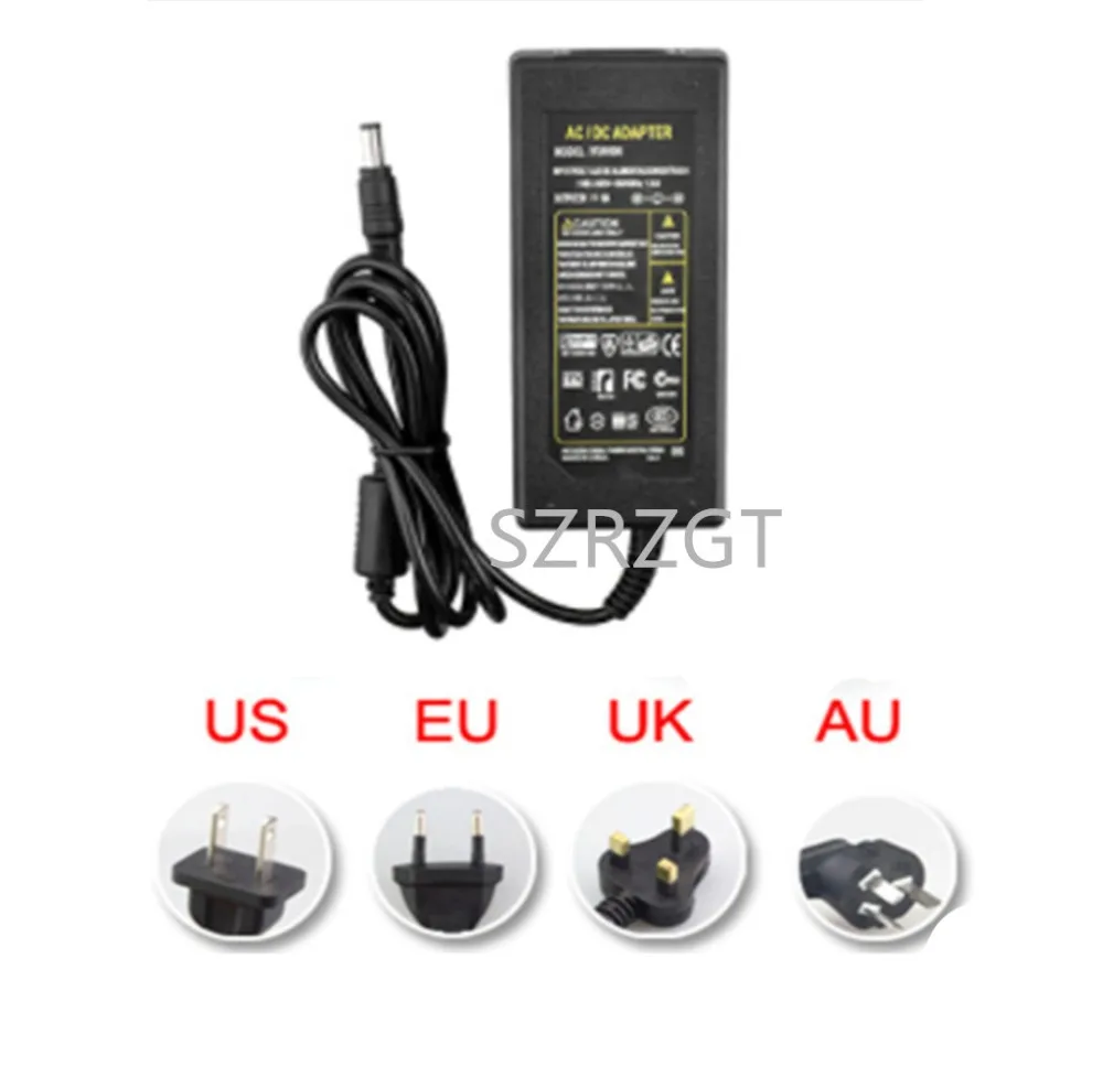 Светодиодный Питание адаптер DC5V/DC12V/DC24V 1A 2A 3A 5A 7A 8A 10A для 5V 12V 24V светодиодный полосы лампы освещения светодиодный Мощность драйвер штепсельной вилки