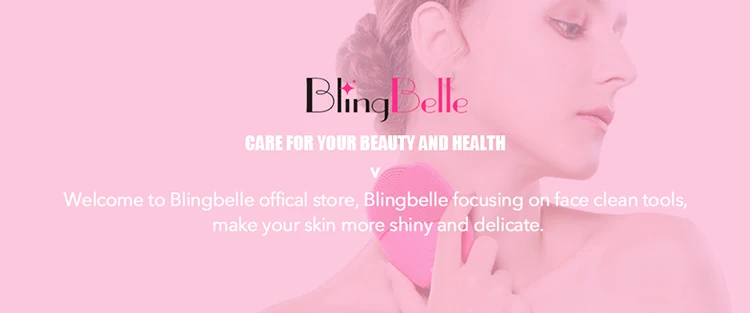 BlingBelle, пасхальное яйцо, Мягкая силиконовая щетка для очищения лица, 9 передач, скруббер, светильник, терапия, средство для удаления прыщей, машина для красоты