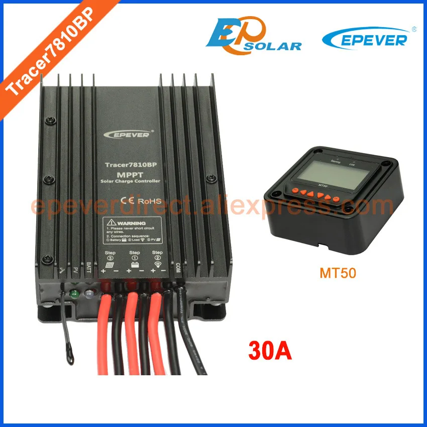 Бесплатная доставка EPEVER Tracer7810BP портативный контроллер солнечной энергии 30A 30amp