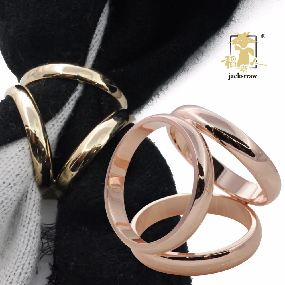

Chain.scarves buckle large three-ring, high-grade scarf buckle, sell like hot cakes of gold cashmere scarf shawls buckle 30mm