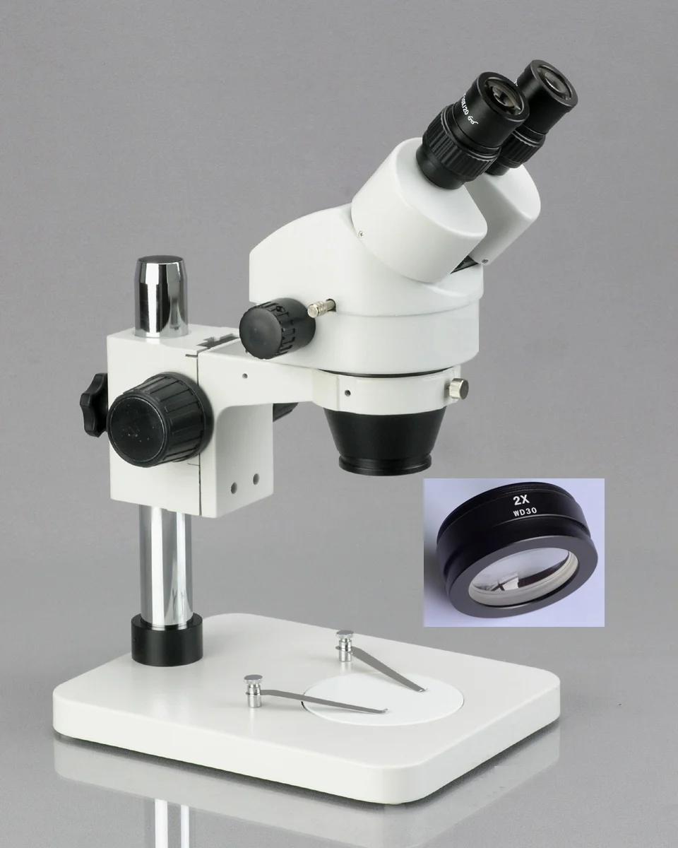 VEVOR Microscope Stéréo 3.5X-90X Simul Focal Trinoculaire Zoom 360 - Foto 6