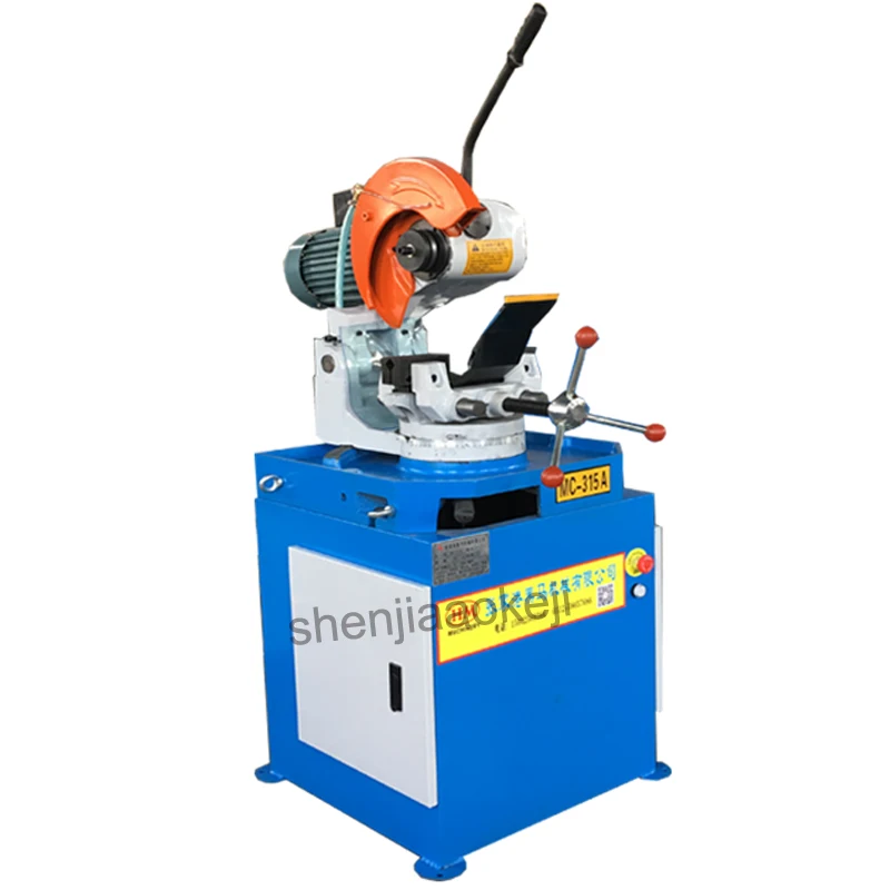 MC-315A Pipe cutting machine metal circular saw manual angle cut 45 degree/90 degree band 60/120RPM 380v 1pc | Инструменты