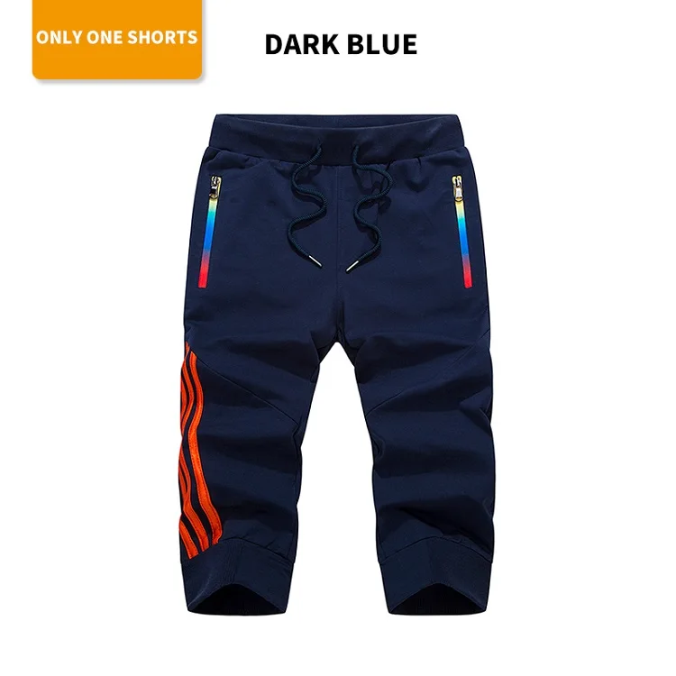Only one shorts Blue Мужские повседневные шорты Летние мужские шорты для бега трусцой дышащие мужские шорты 3 шт. спортивная одежда короткие спортивные штаны до колена мужские - Цвет: Only one shorts Blue