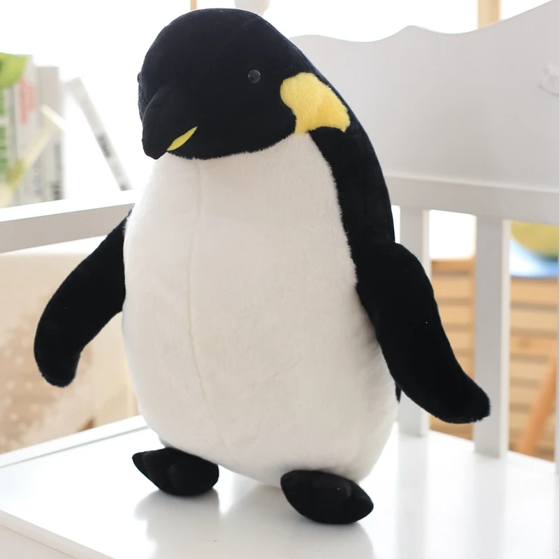 80cm Plush Penguin Toy Simulation Animal Stuffed Soft Toy Cute Simulation Penguin Doll Kids Toy Children Birthday Christmas Gift
