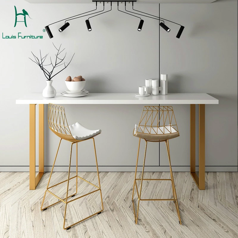 ルイファッションバーテーブル北欧シンプルなリビングルームファミリー壁狭いシンプルなロング バーテーブル Aliexpress